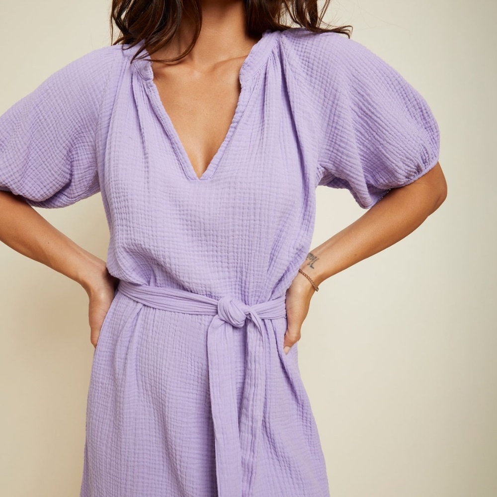 Nation LTD Finley belted easy dress XS - Picture 4 of 7